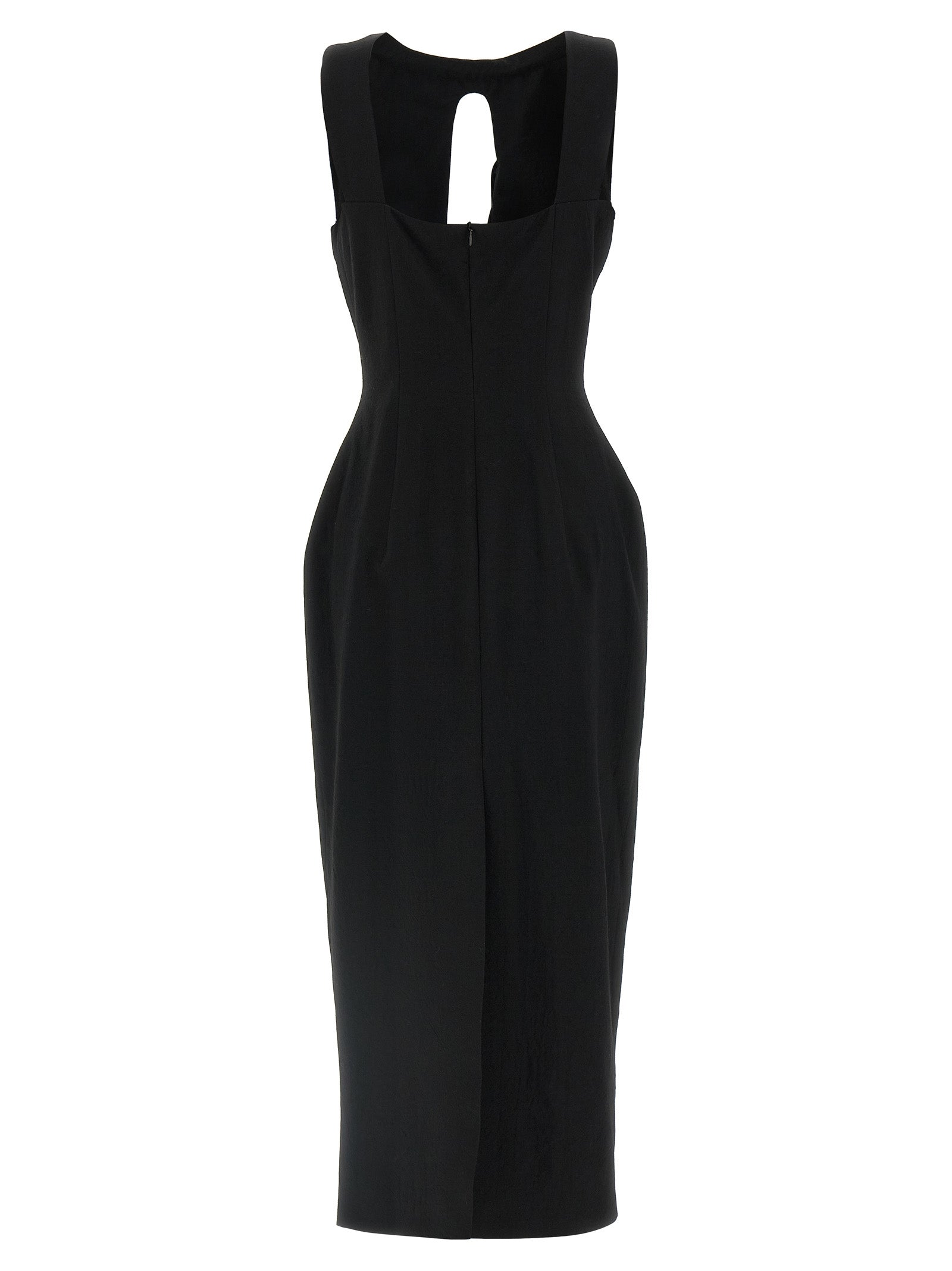32 dress Black Wool