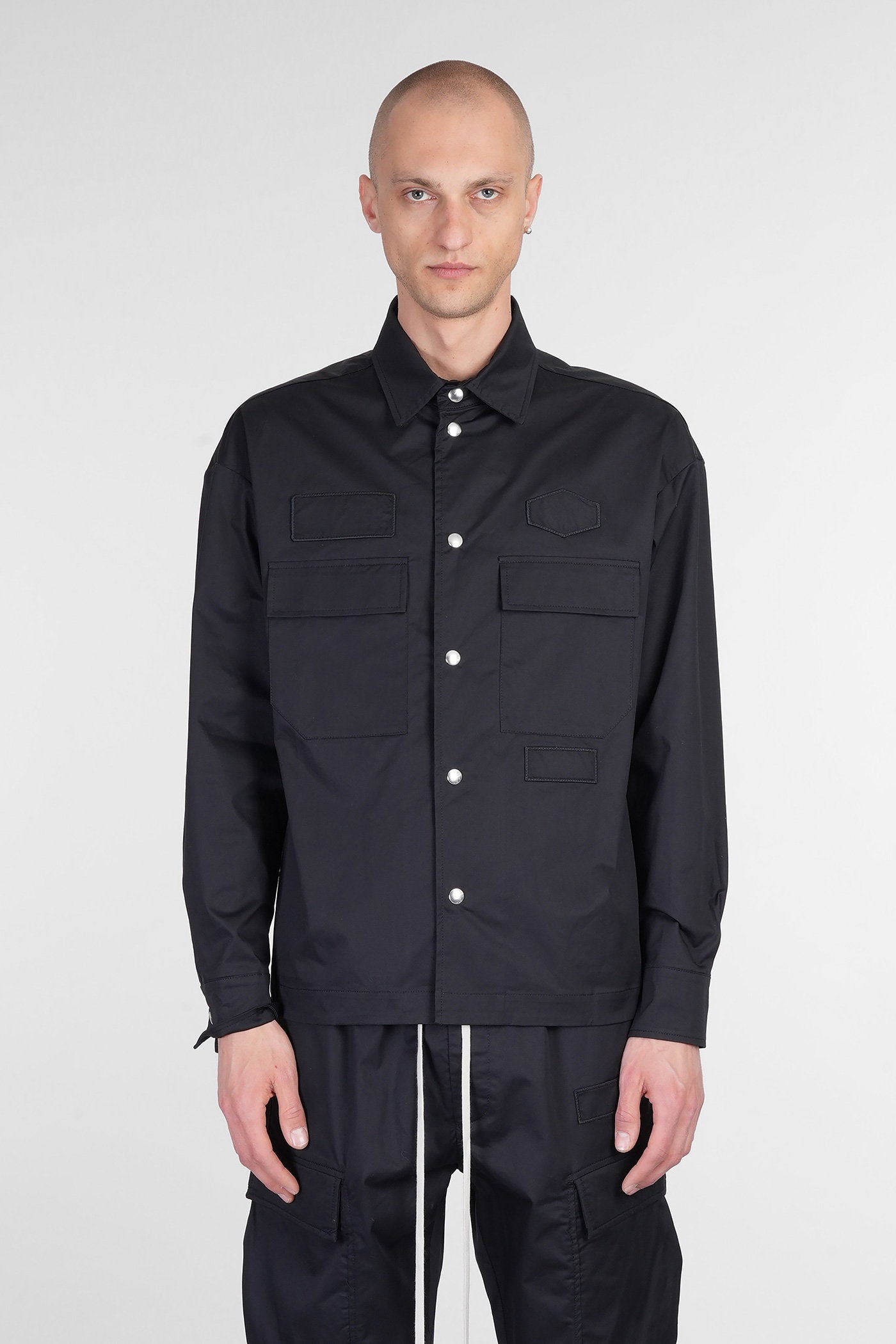 Apache s Shirt in black cotton Abbigliamento