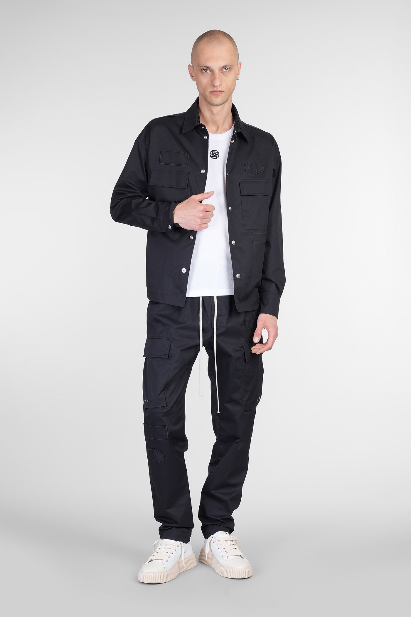 Apache s Shirt in black cotton Abbigliamento