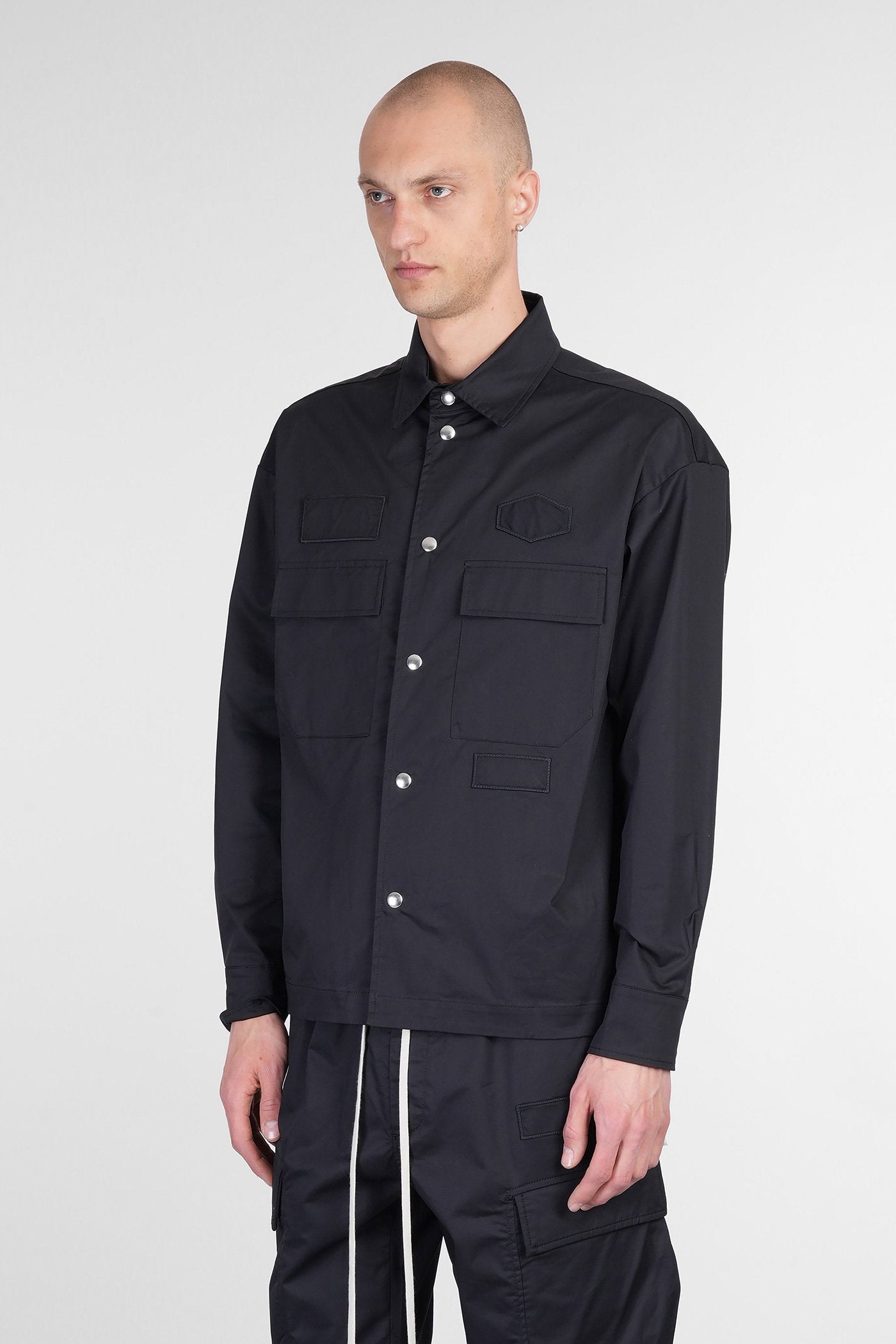 Apache s Shirt in black cotton Abbigliamento