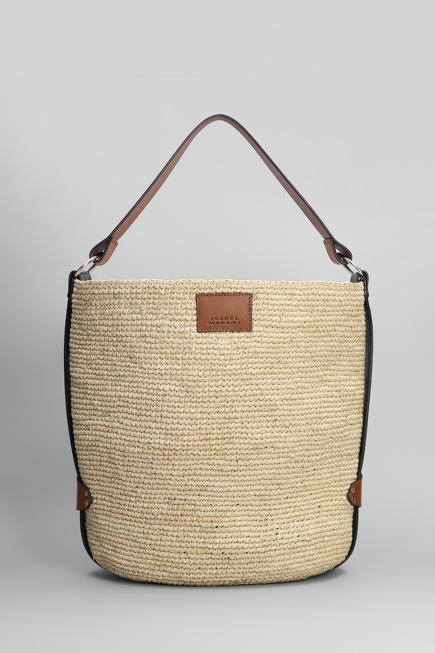 Bayia Tote in beige raffia Borse