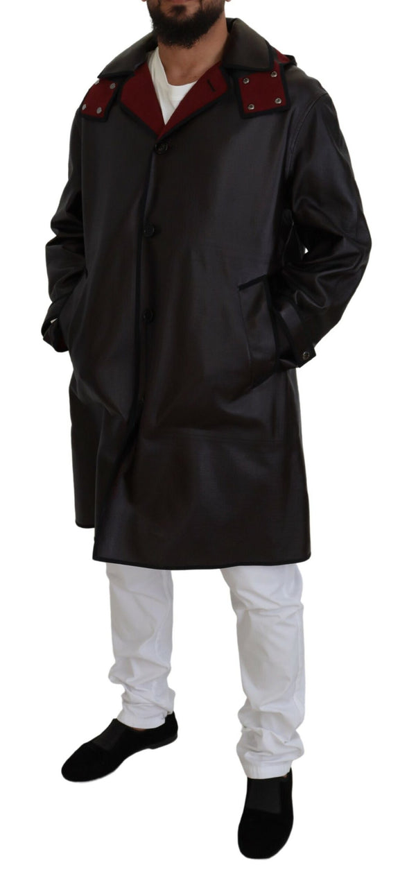 Dolce & Gabbana 100% Cotton coat in black