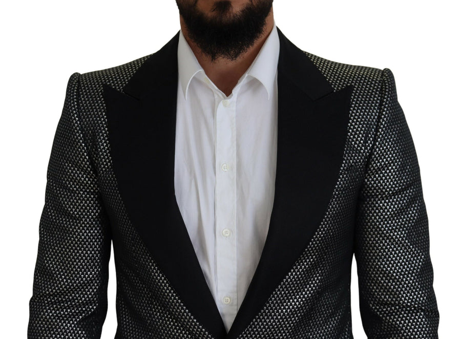 Dolce & Gabbana 85% Polyester blazer in black