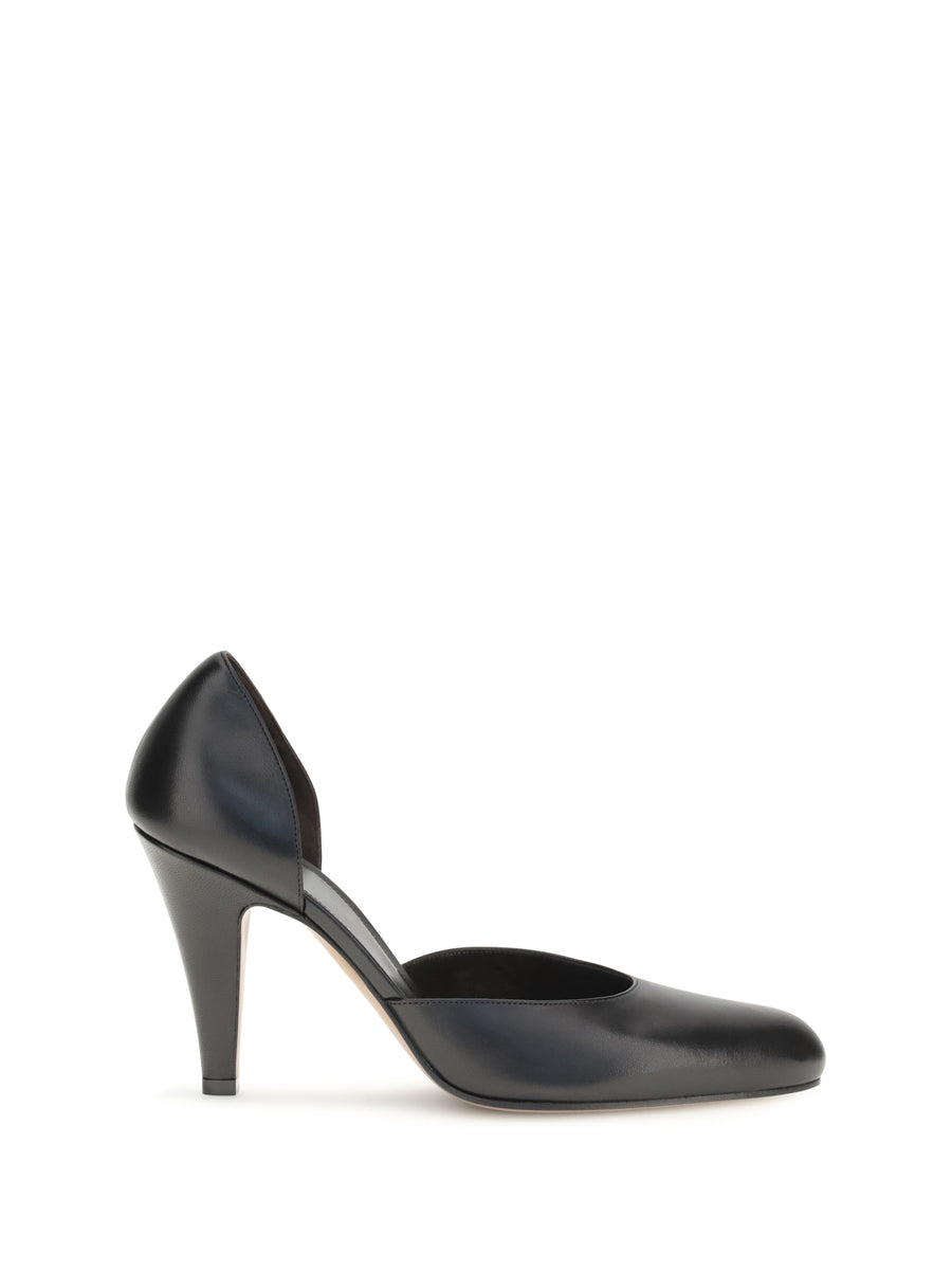 Pumps Ornella Dorsay Black Leather Upper: Lamb (ovis Aries)
