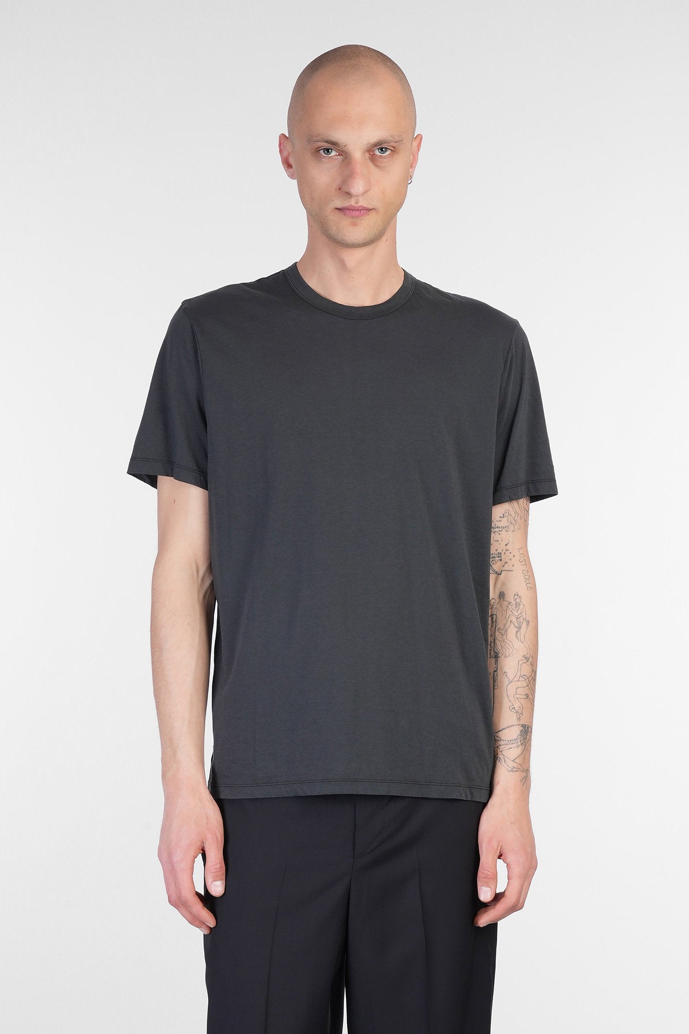 T-Shirt Grey Cotton Abbigliamento