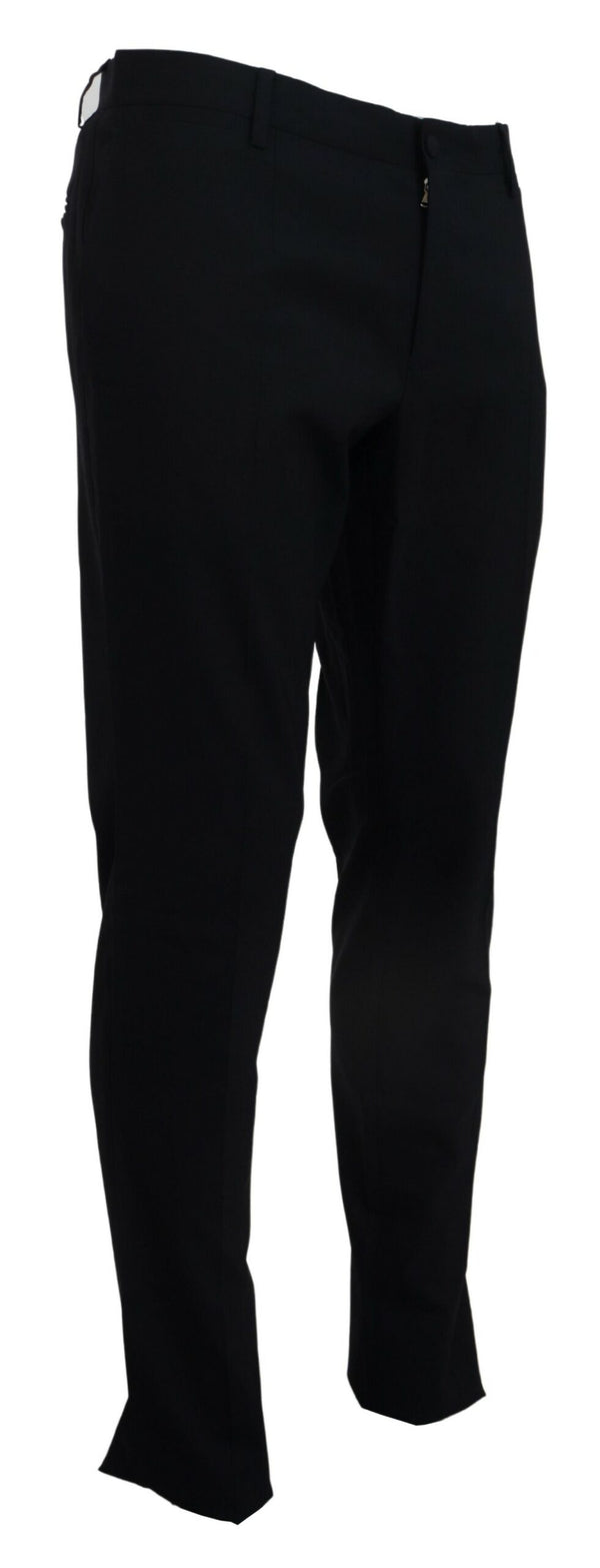 Dolce & Gabbana 97% Wool trousers in navy