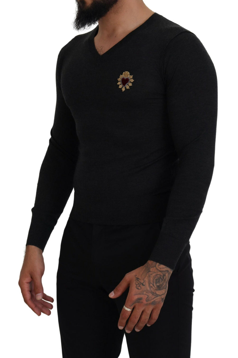 Dolce & Gabbana 100% Cashmere sweater in gray