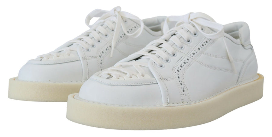 Dolce & Gabbana 100% Leather sneakers in white