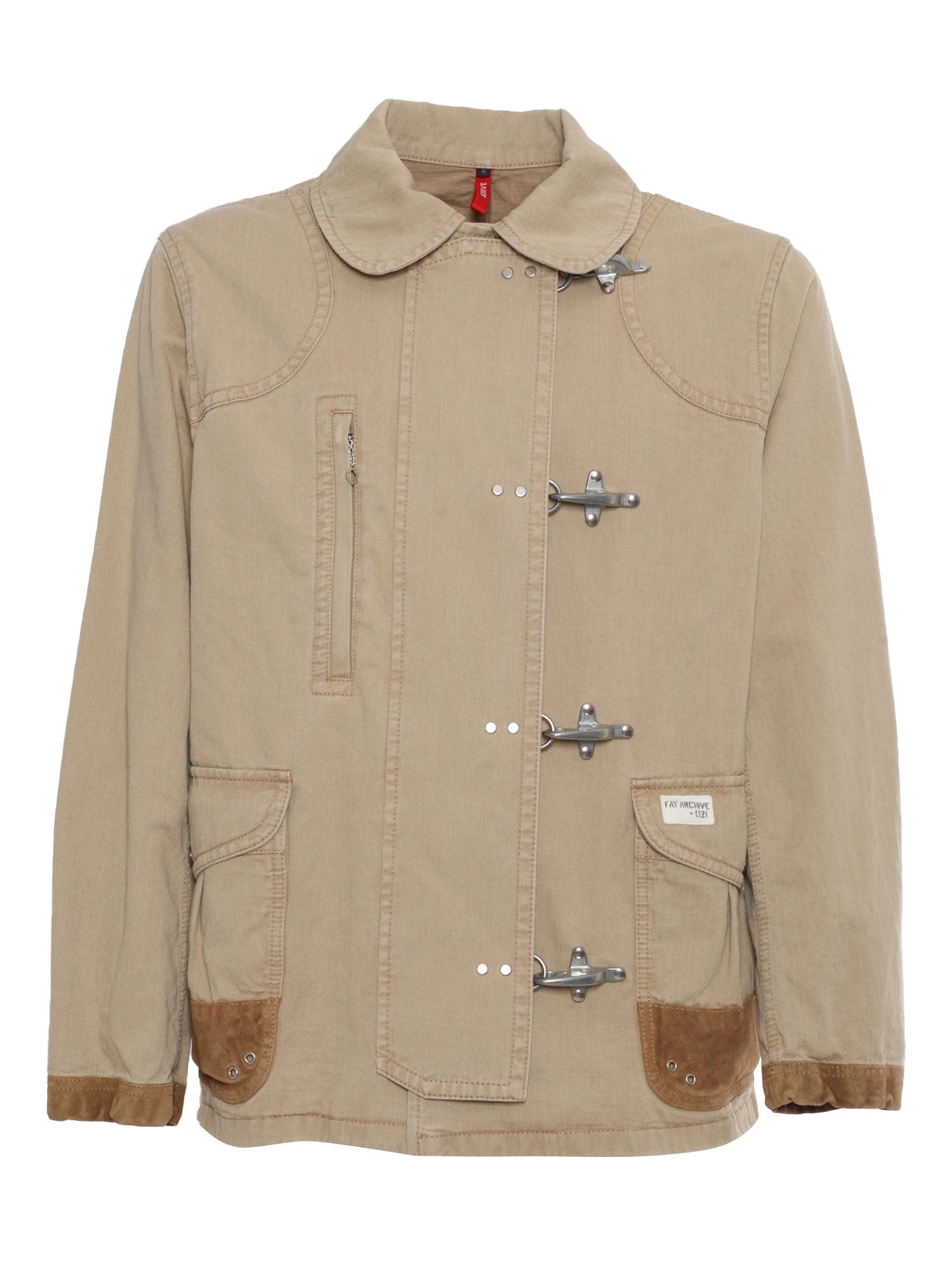 Beige peacoat Archive Cotton Coat