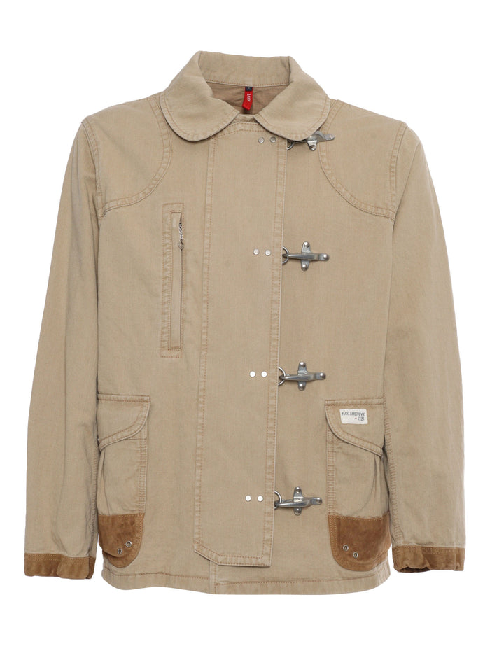 Beige peacoat Archive Cotton Coat