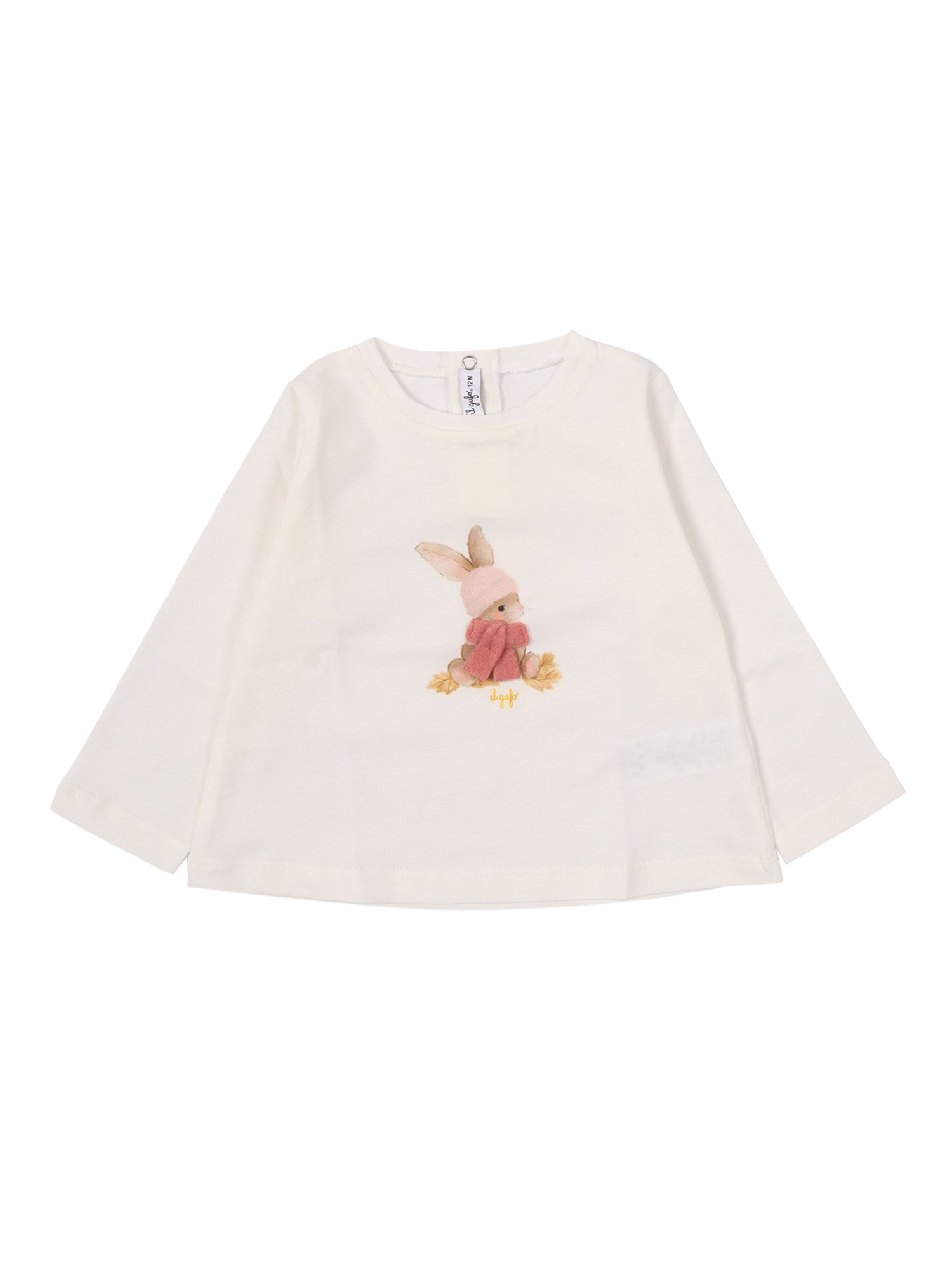 Long Sleeved T-Shirt White Cotton Sleeves