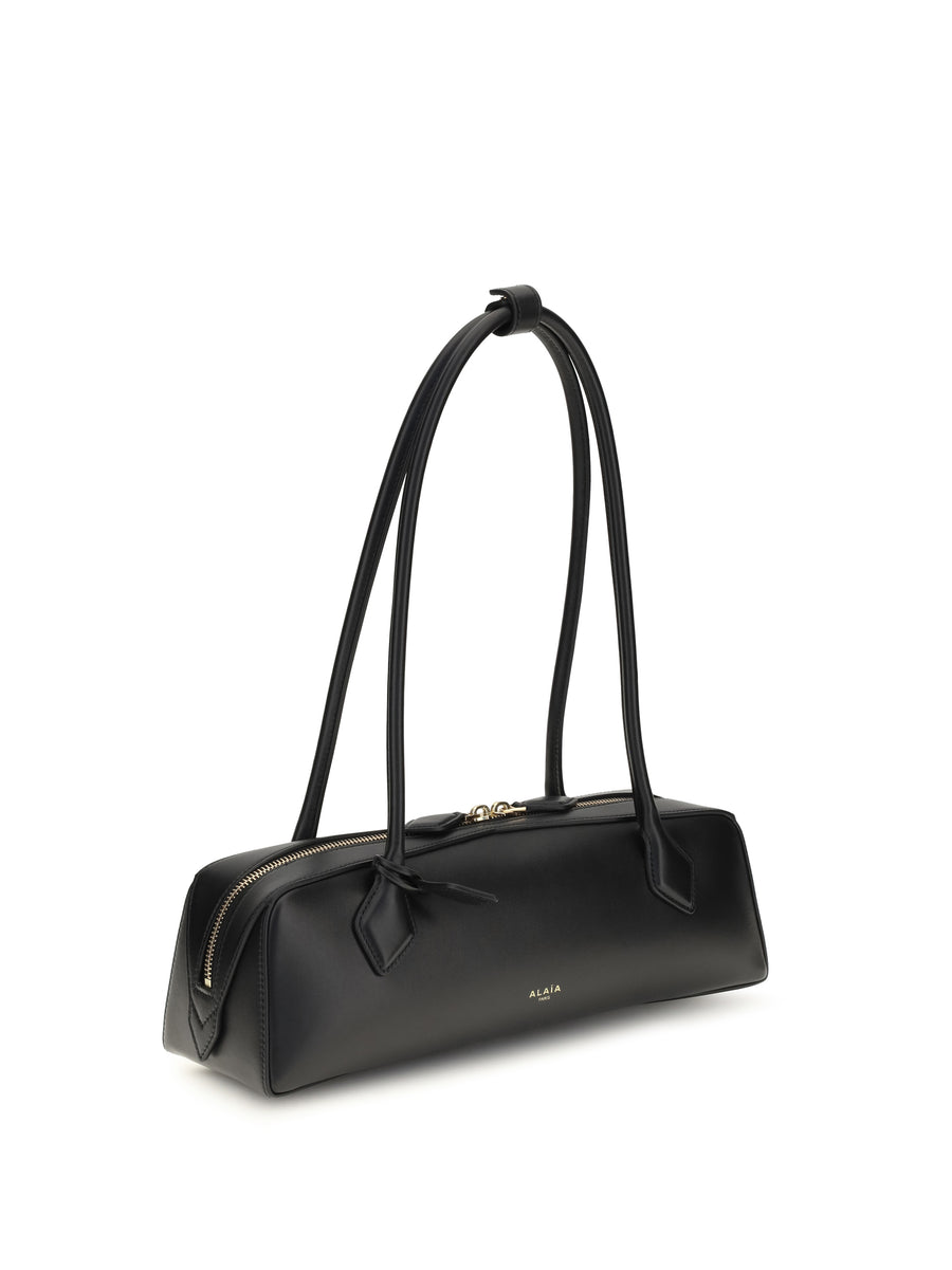 Shoulder Bag Le Teckel Black Calf Leather