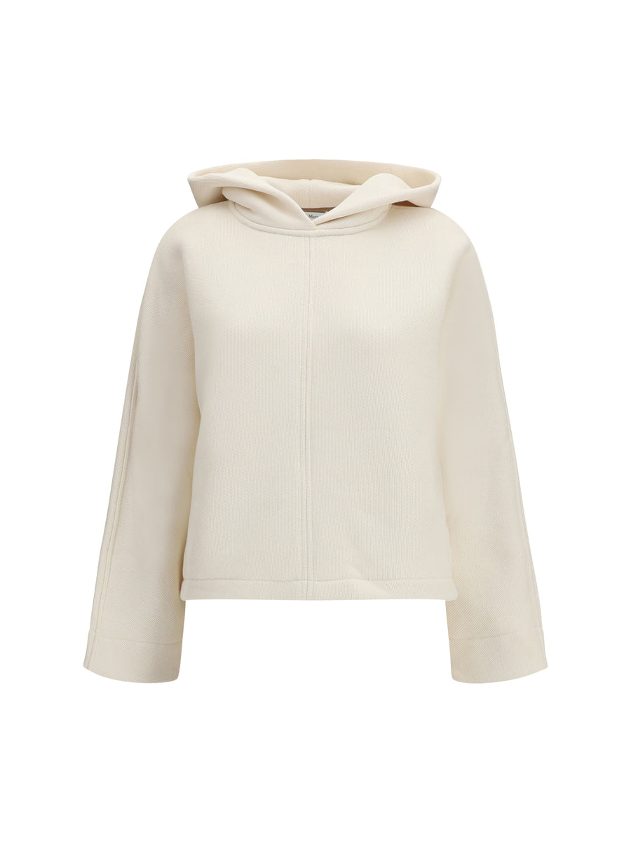 Max Mara Pure 91% Cotton; 9% Polyester hoodie in beige