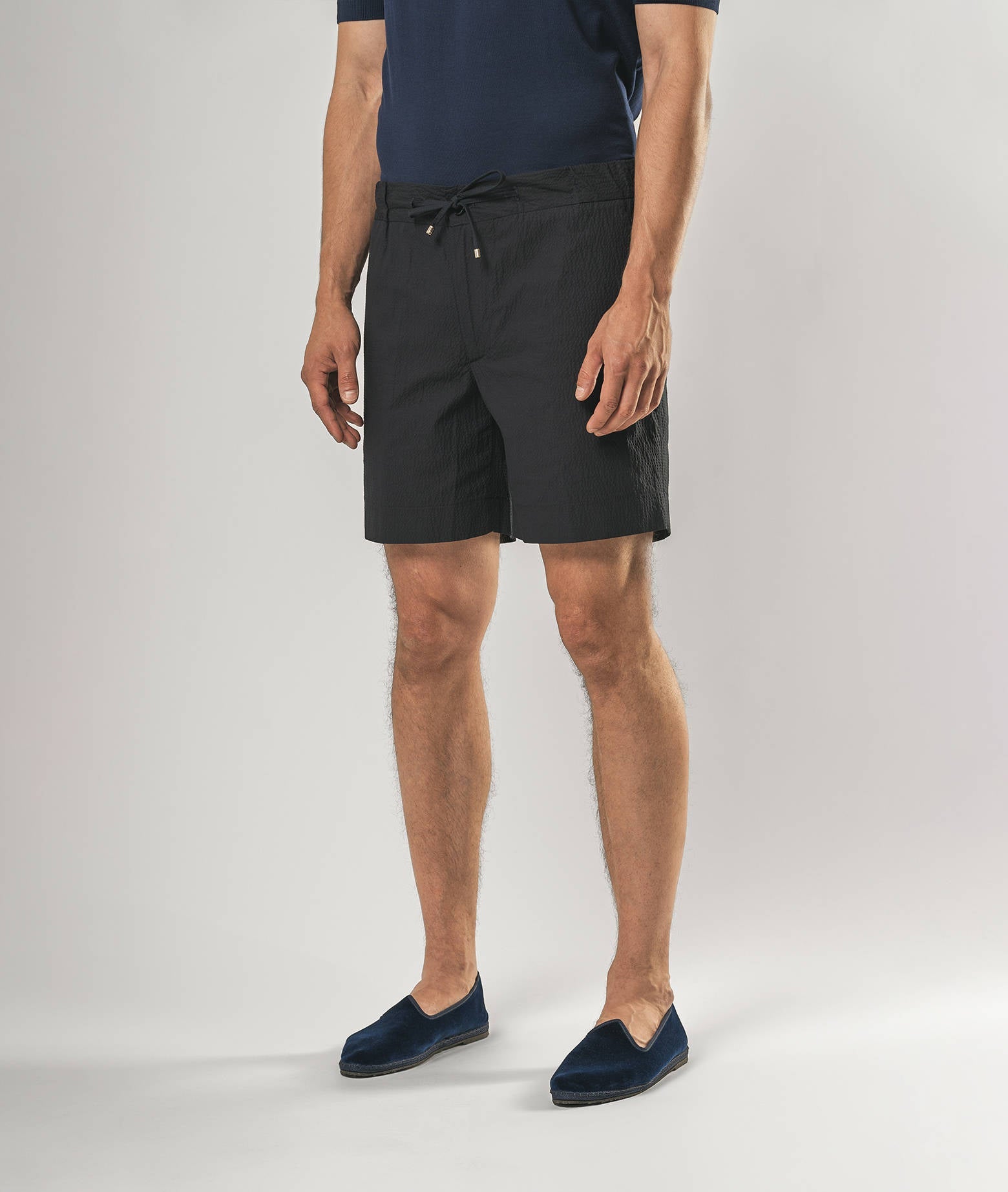 Emerald Bermuda Shorts White