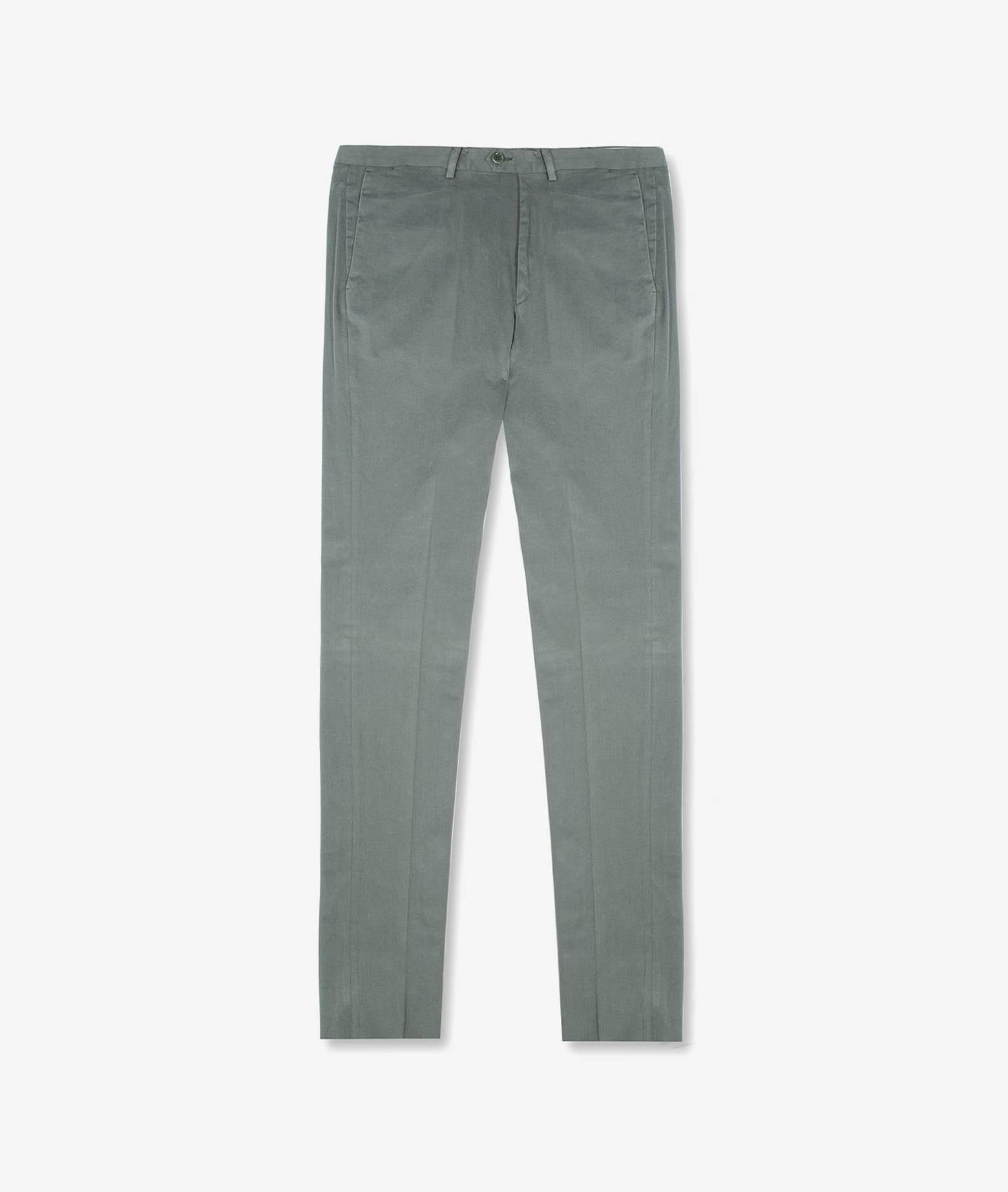 Cotton Chino Megeve Olive Sportswear Trousers