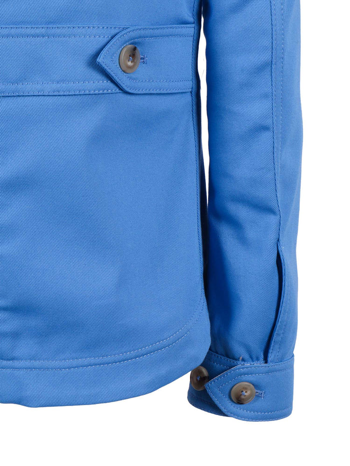 Shirt Gancio Jacket Light Blue Cotton Elastane