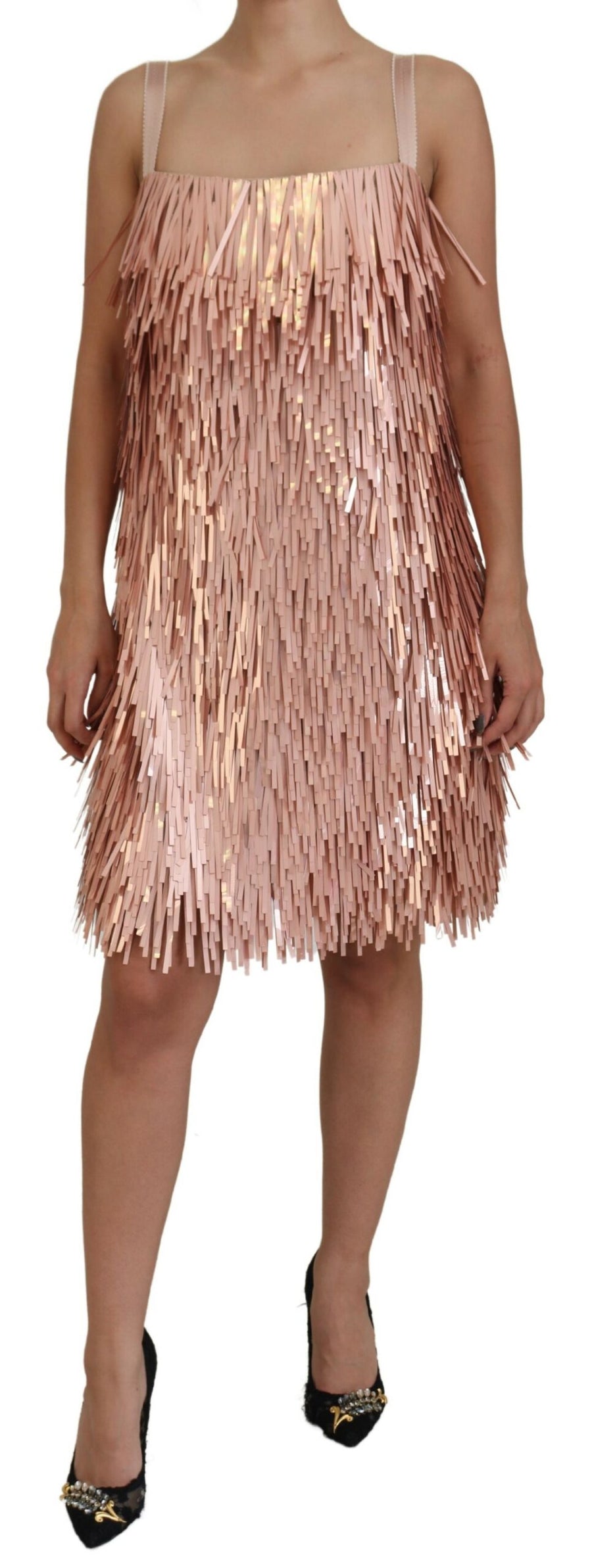 Dolce & Gabbana 100% Nylon; Lining: 92% Silk dress in pink