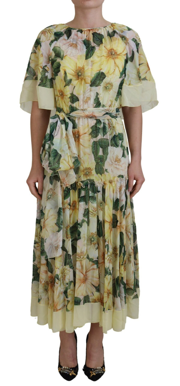 Dolce & Gabbana 100% Silk; Lining: 76% Silk dress in multicolor