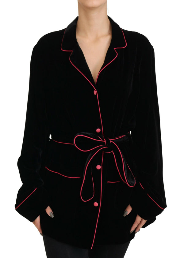 Dolce & Gabbana 82% Viscose blazer in black