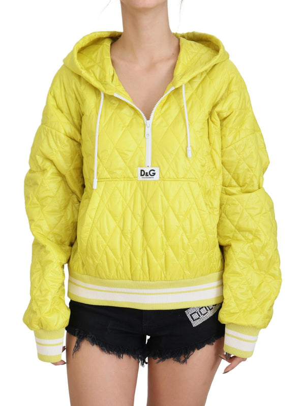 Dolce & Gabbana 100% Nylon jacket in yellow