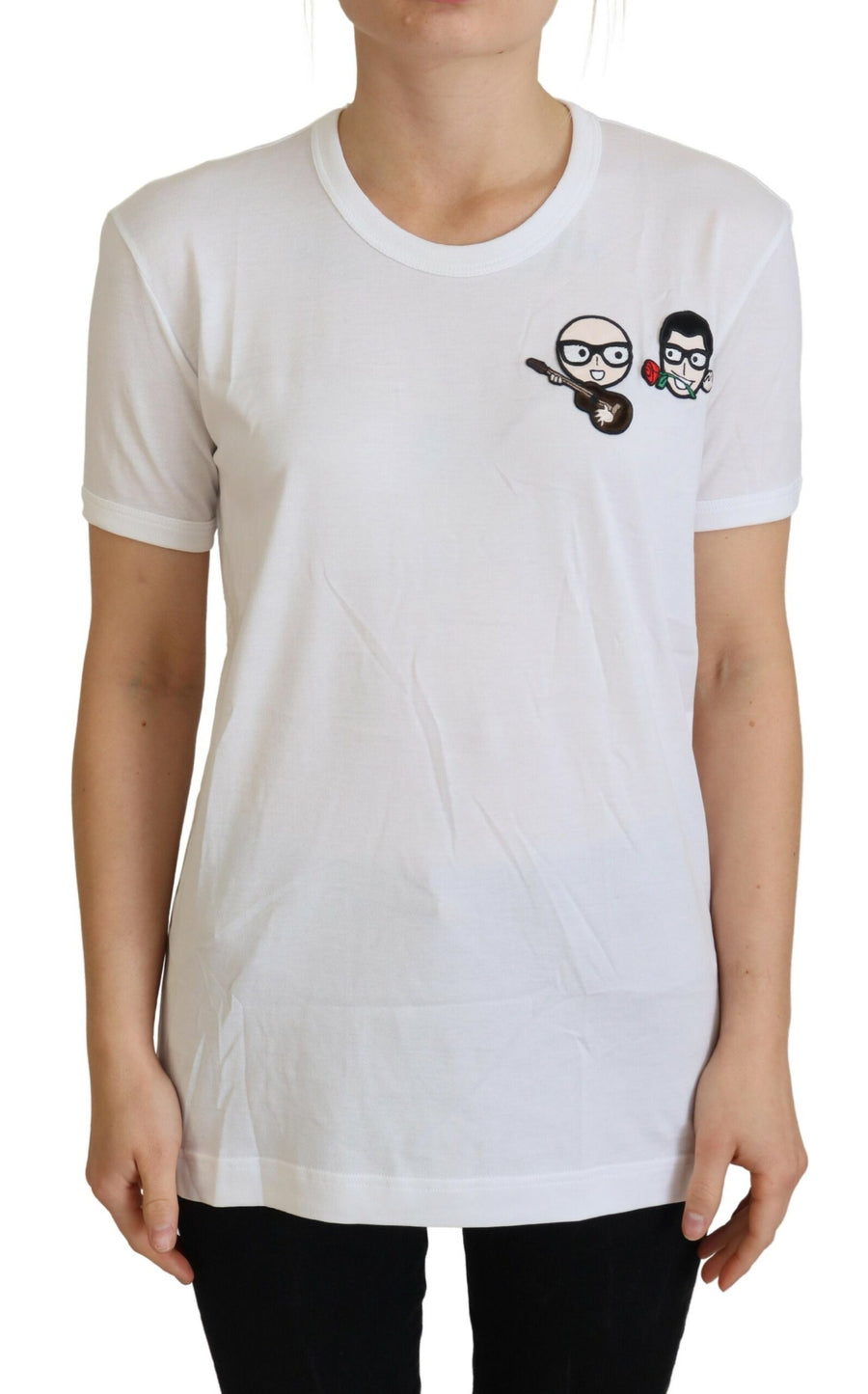 Dolce & Gabbana 100% Cotton t-shirt in white