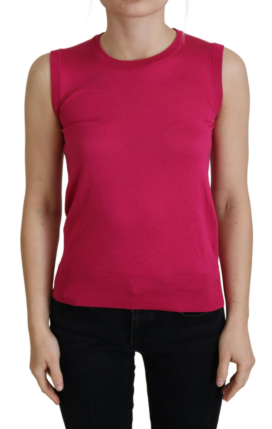 Dolce & Gabbana 100% Silk tank top in pink