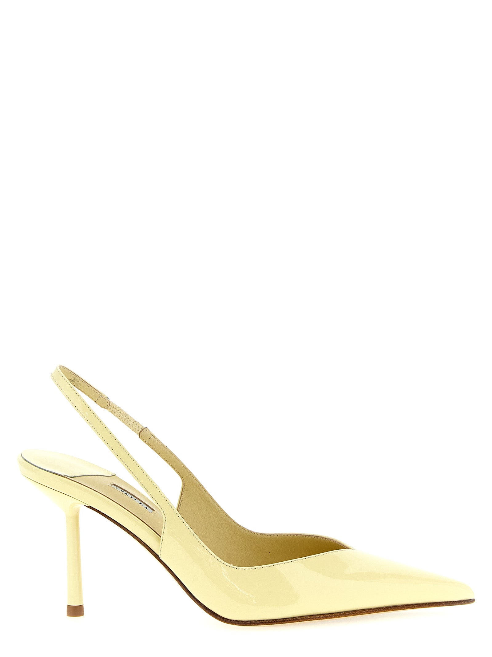 Vivienne slingback Yellow Calfskin Leather (bos Taurus) Pumps