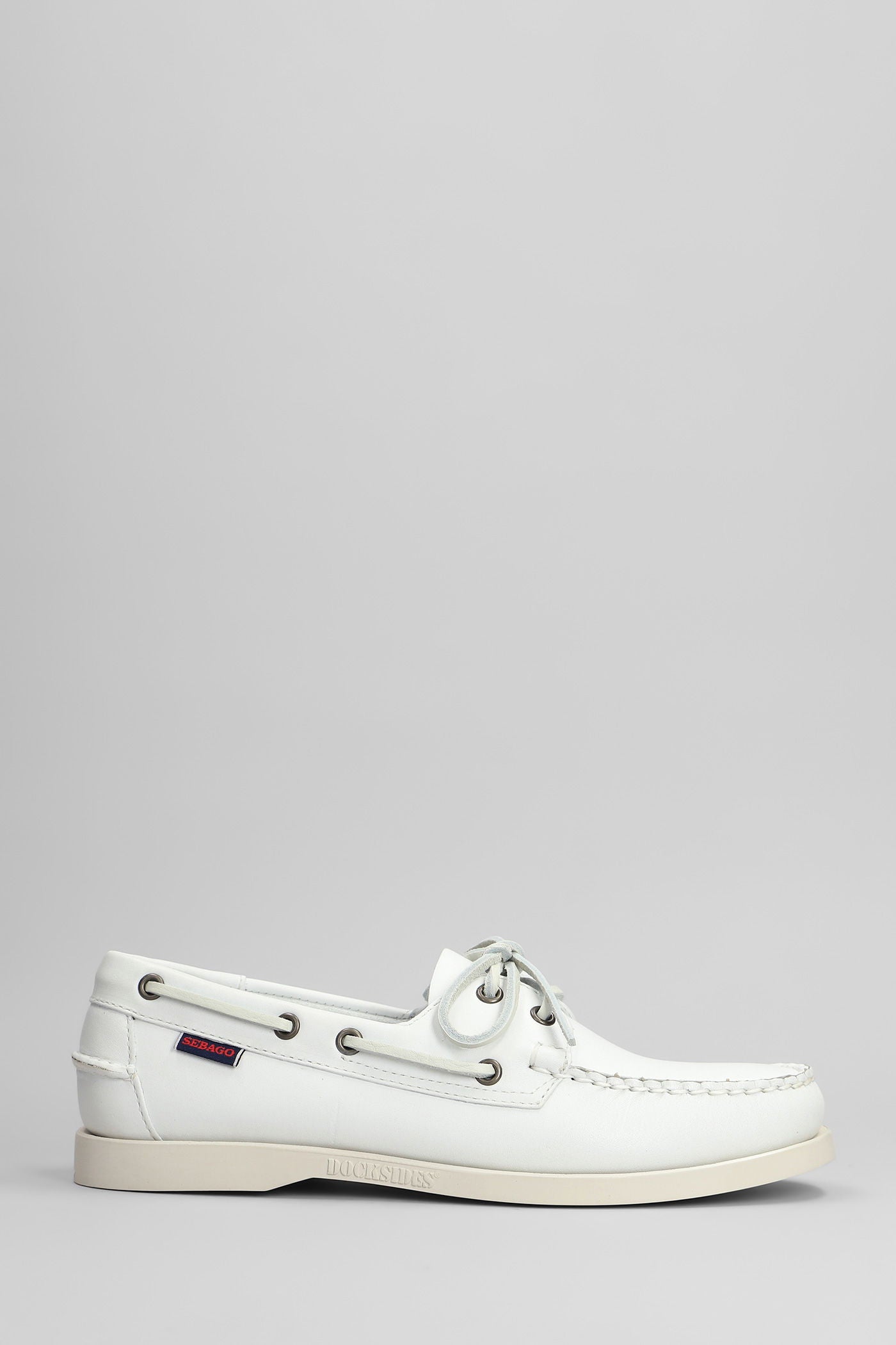 Portland Loafers in white leather Scarpe