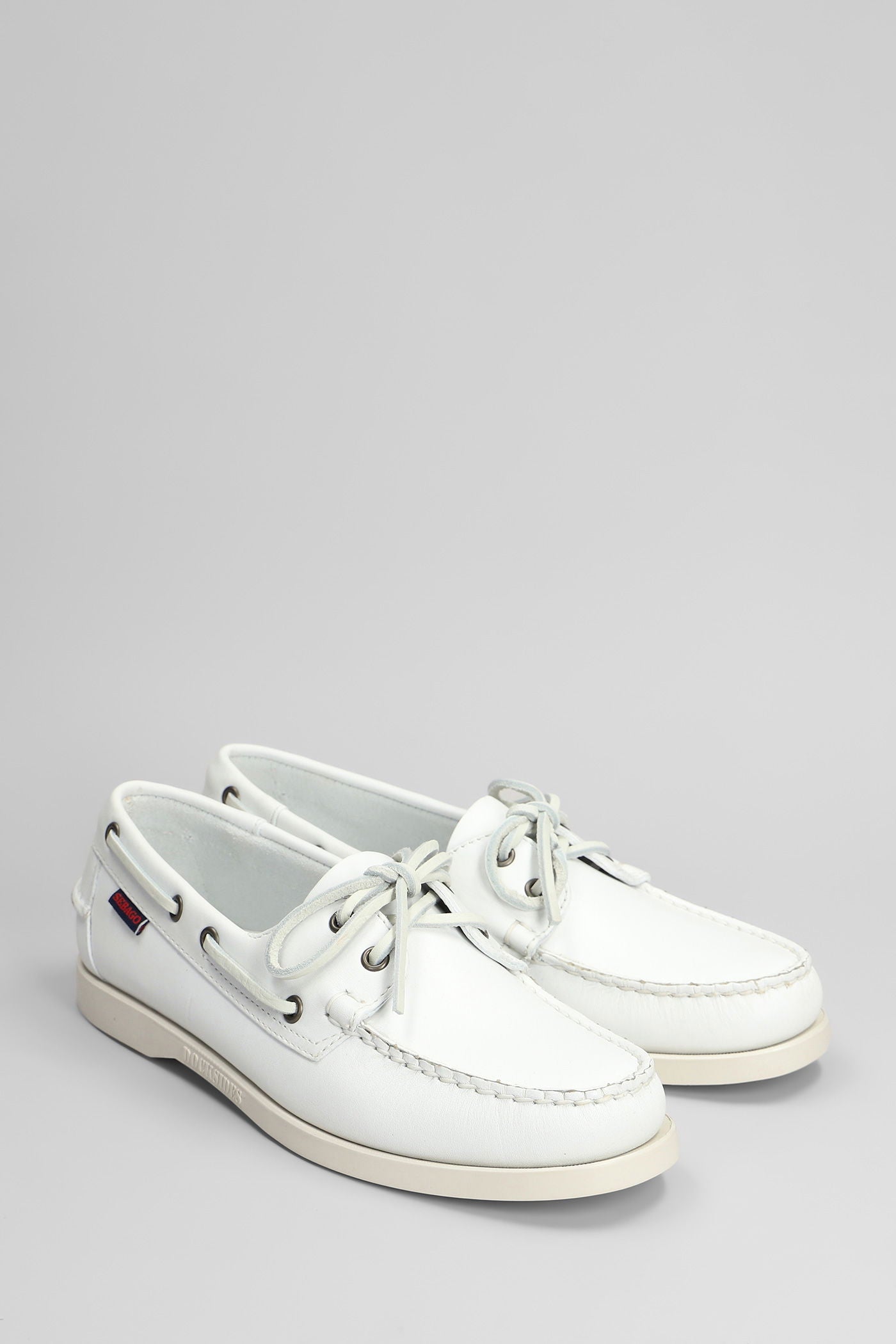 Portland Loafers in white leather Scarpe
