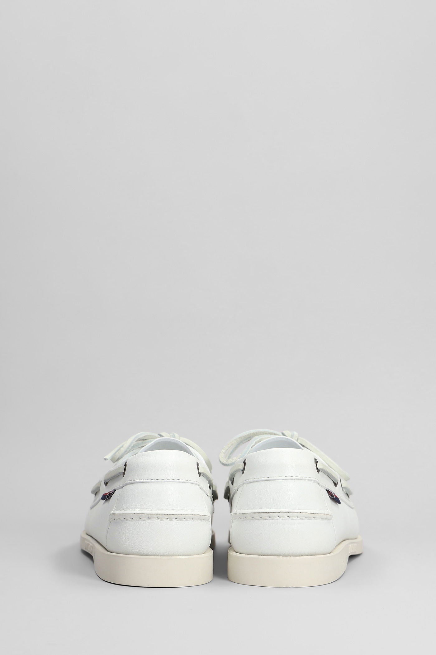 Portland Loafers in white leather Scarpe