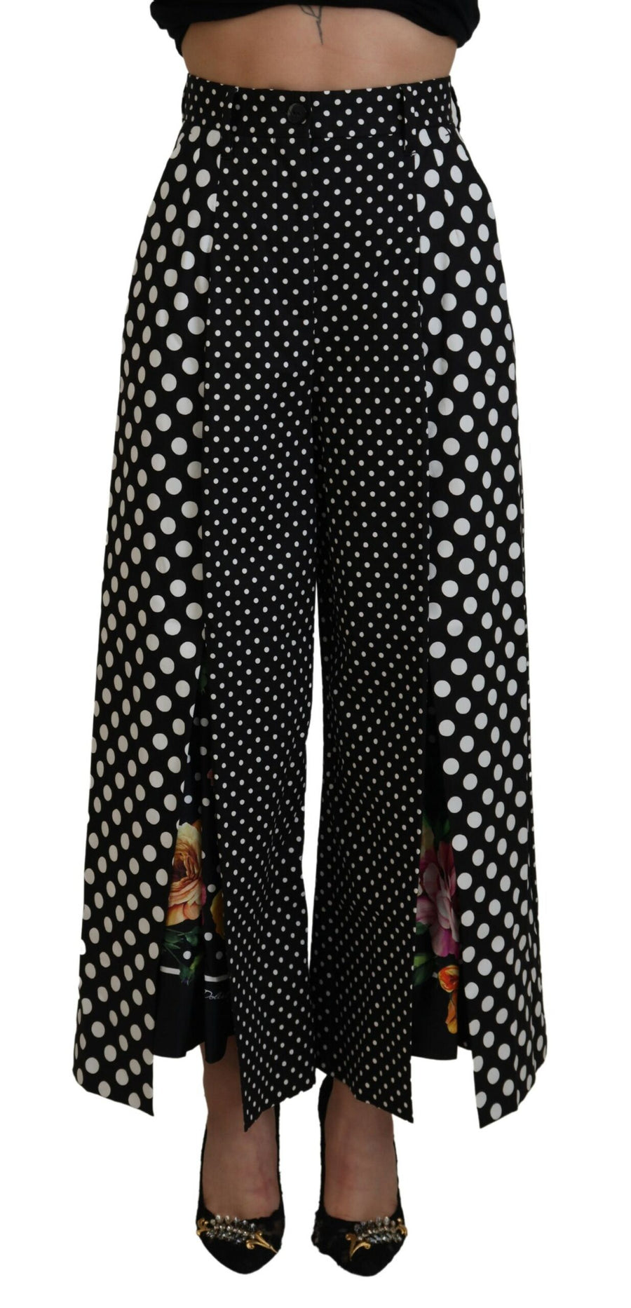 Dolce & Gabbana 68% Cotton trousers in black