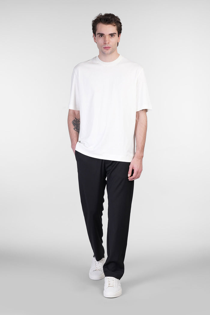 T-Shirt in white cotton Abbigliamento