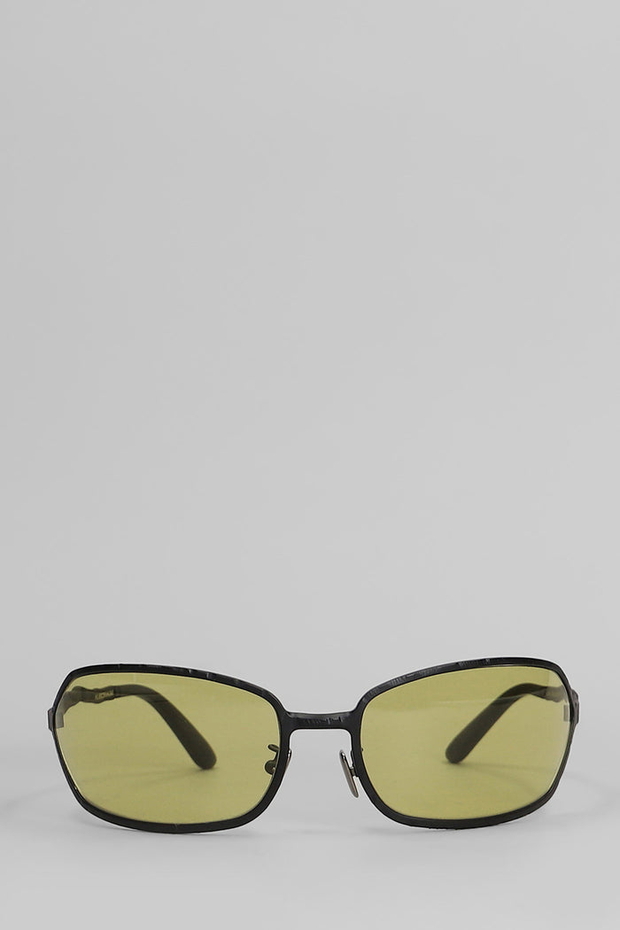 H30 Sunglasses in black metal alloy Accessori
