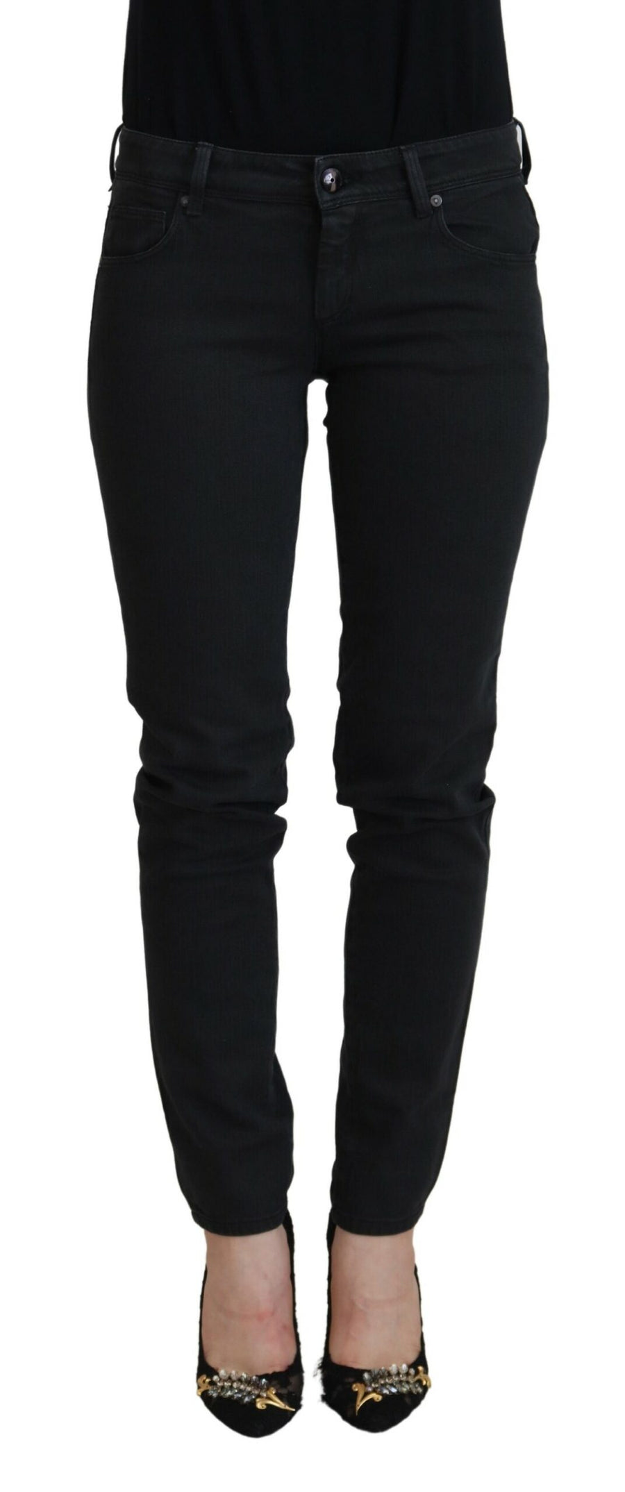 Ermanno Scervino 98% Cotton 2% Elastane jeans in black
