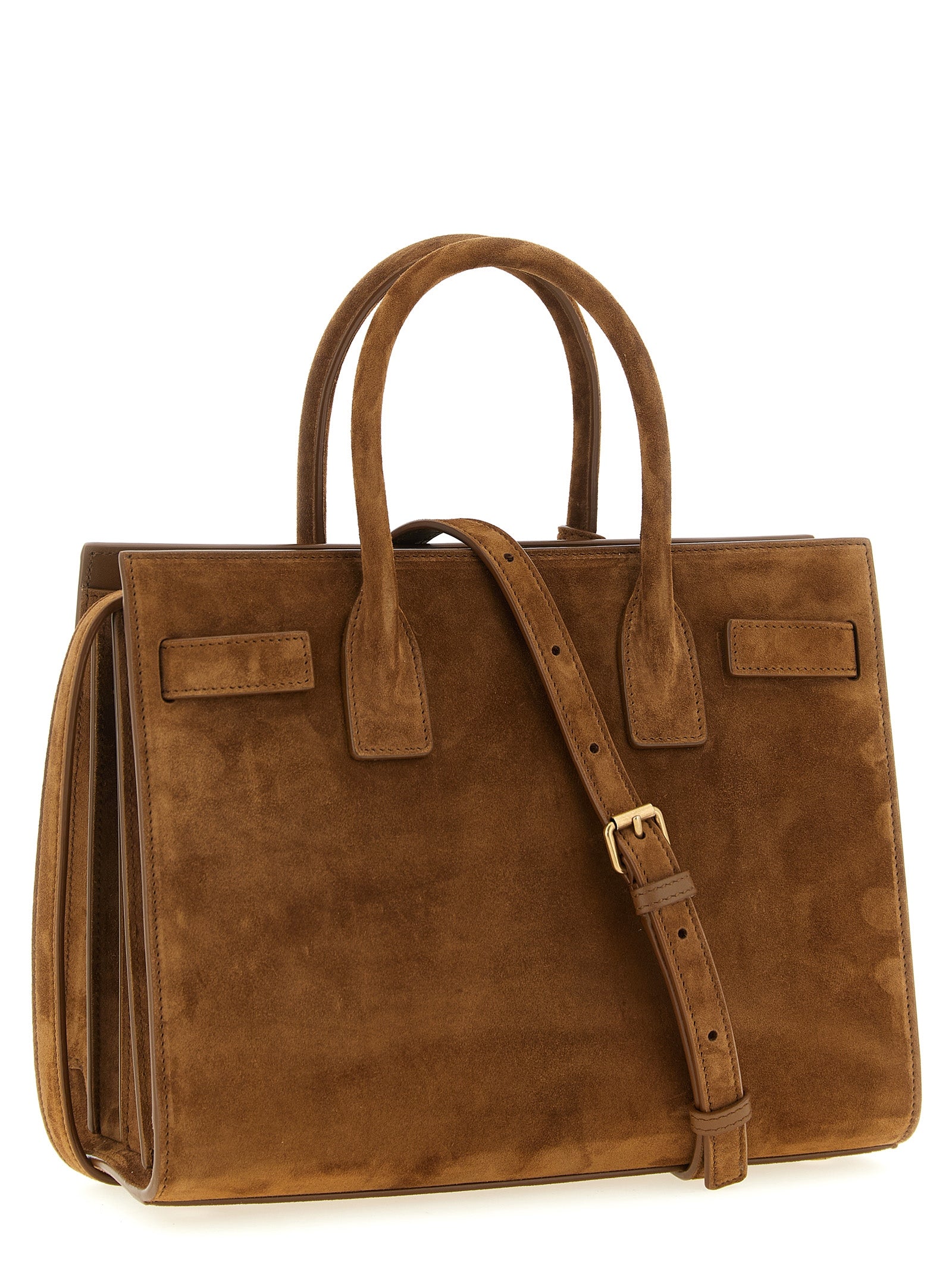 Sac De Jour baby handbag Brown Calfskin Leather (bos Taurus) Hand Bags