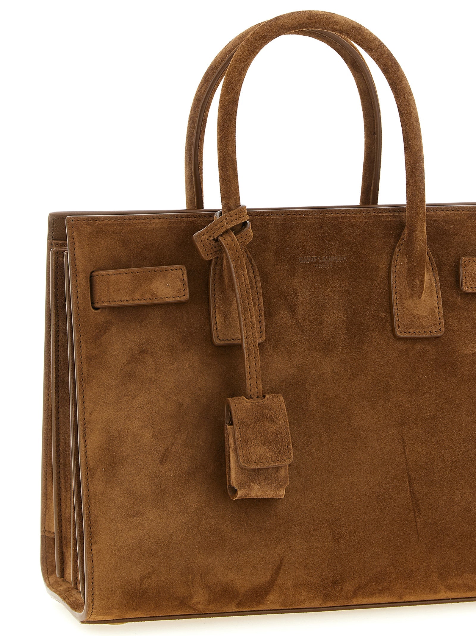 Sac De Jour baby handbag Brown Calfskin Leather (bos Taurus) Hand Bags