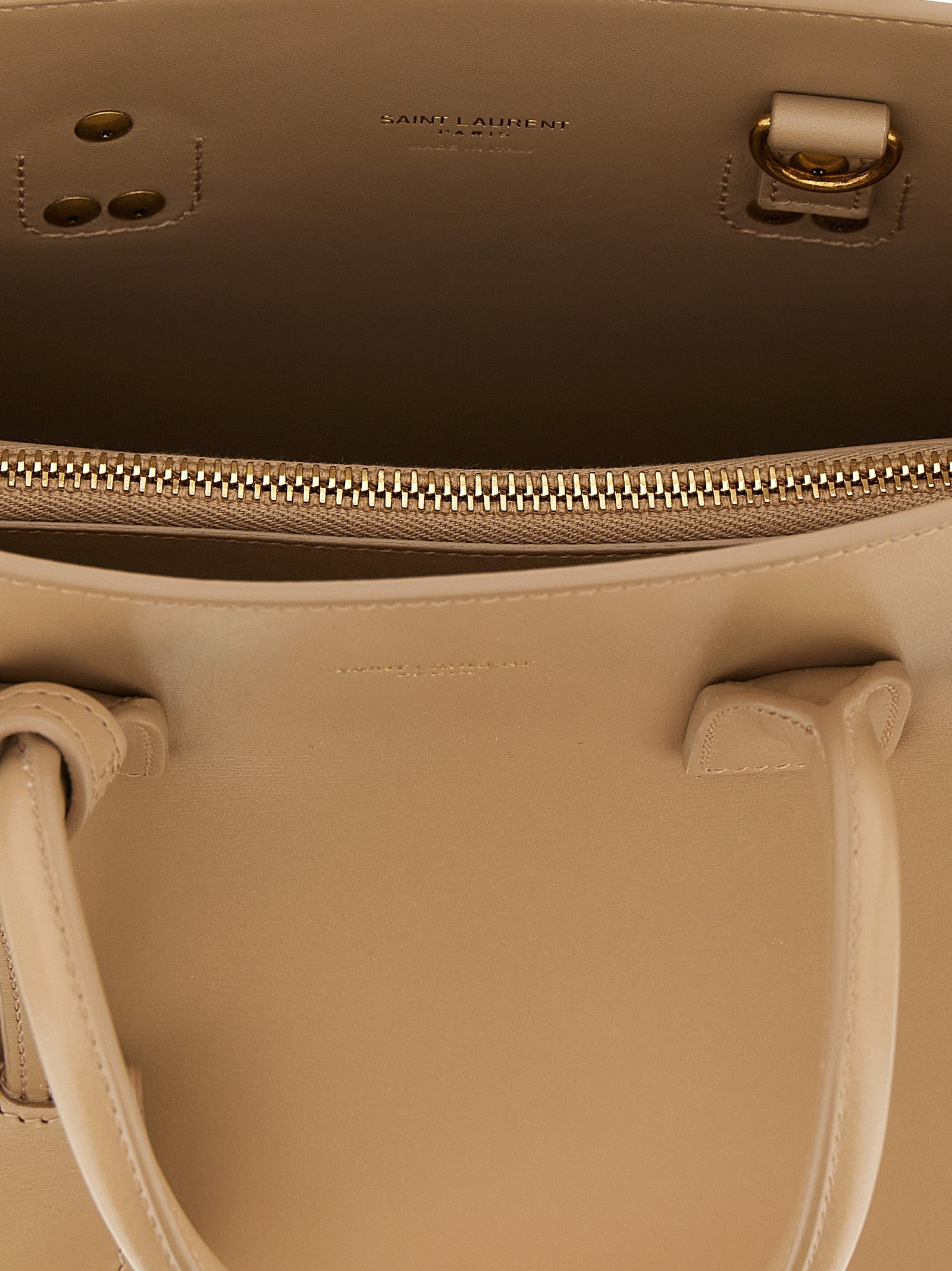 Sac De Jour baby handbag Beige Calfskin Leather (bos Taurus) Hand Bags