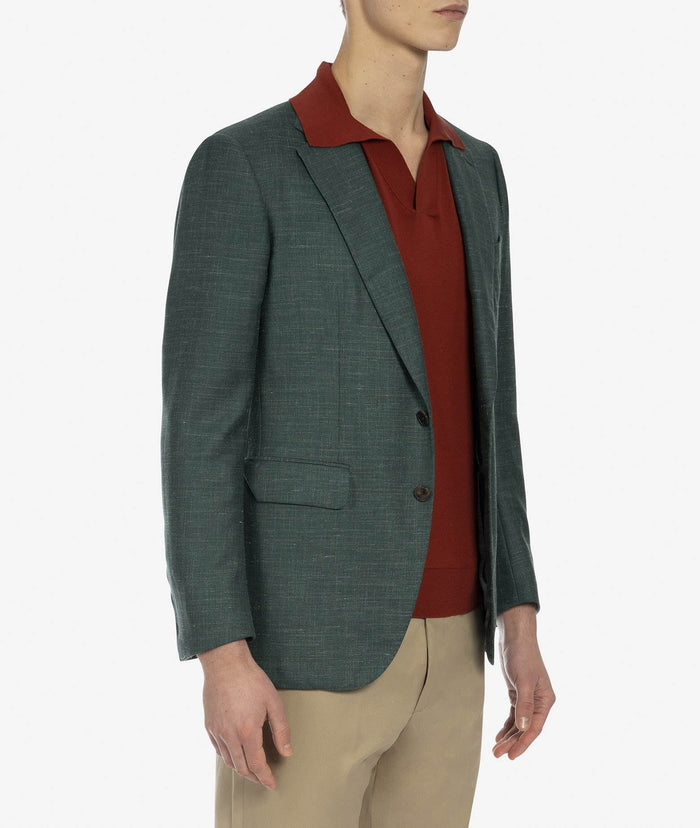 Single-Breasted Jacket Cape Town Teal Tailored Made