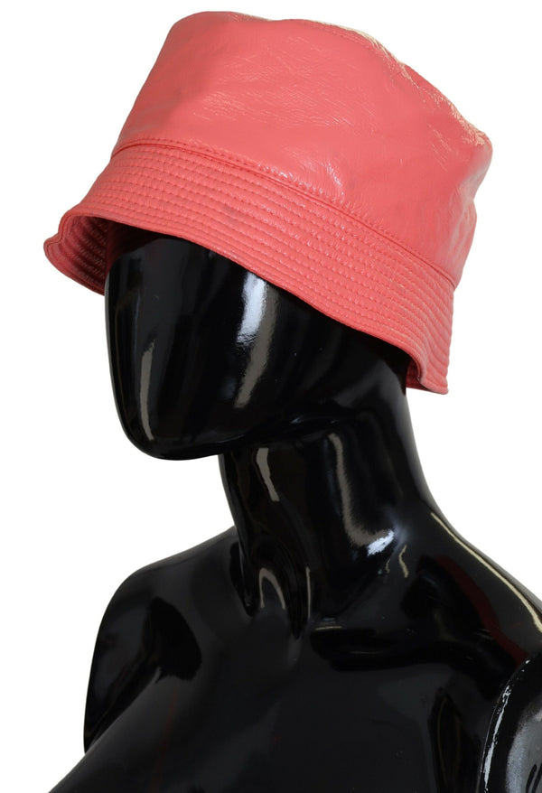 Dolce & Gabbana HAT9454 100% Polyester bucket hat in coral