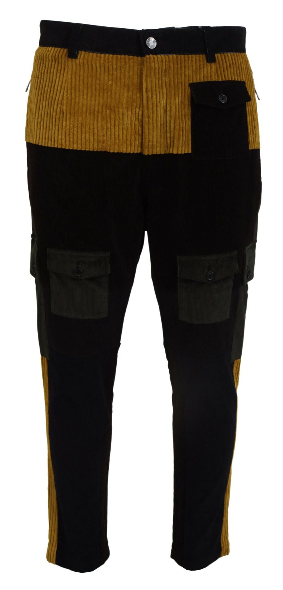 Dolce & Gabbana 99% Cotton cargo pants in black