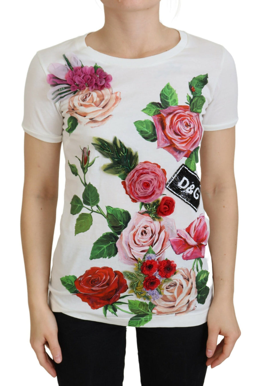 Dolce & Gabbana 100% Cotton t-shirt in white