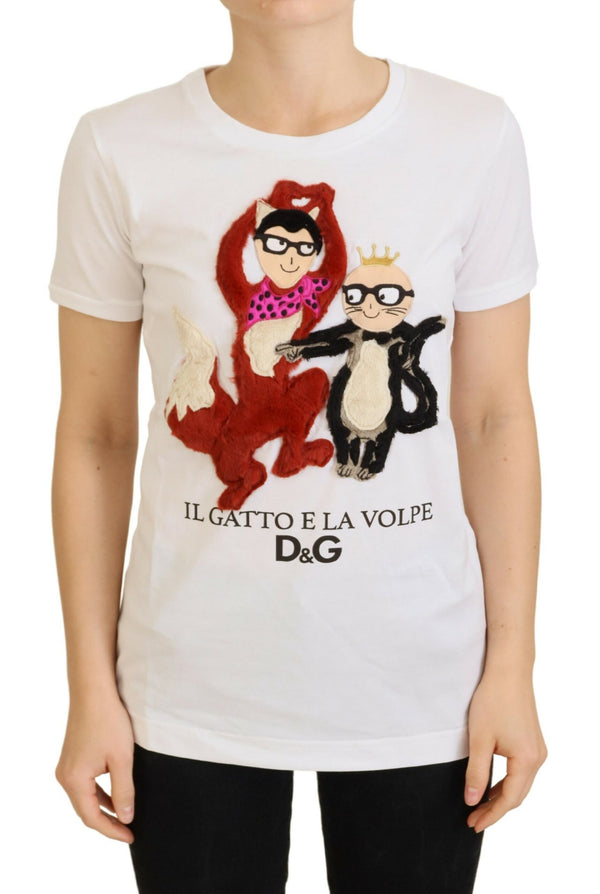Dolce & Gabbana 100% Cotton t-shirt in white