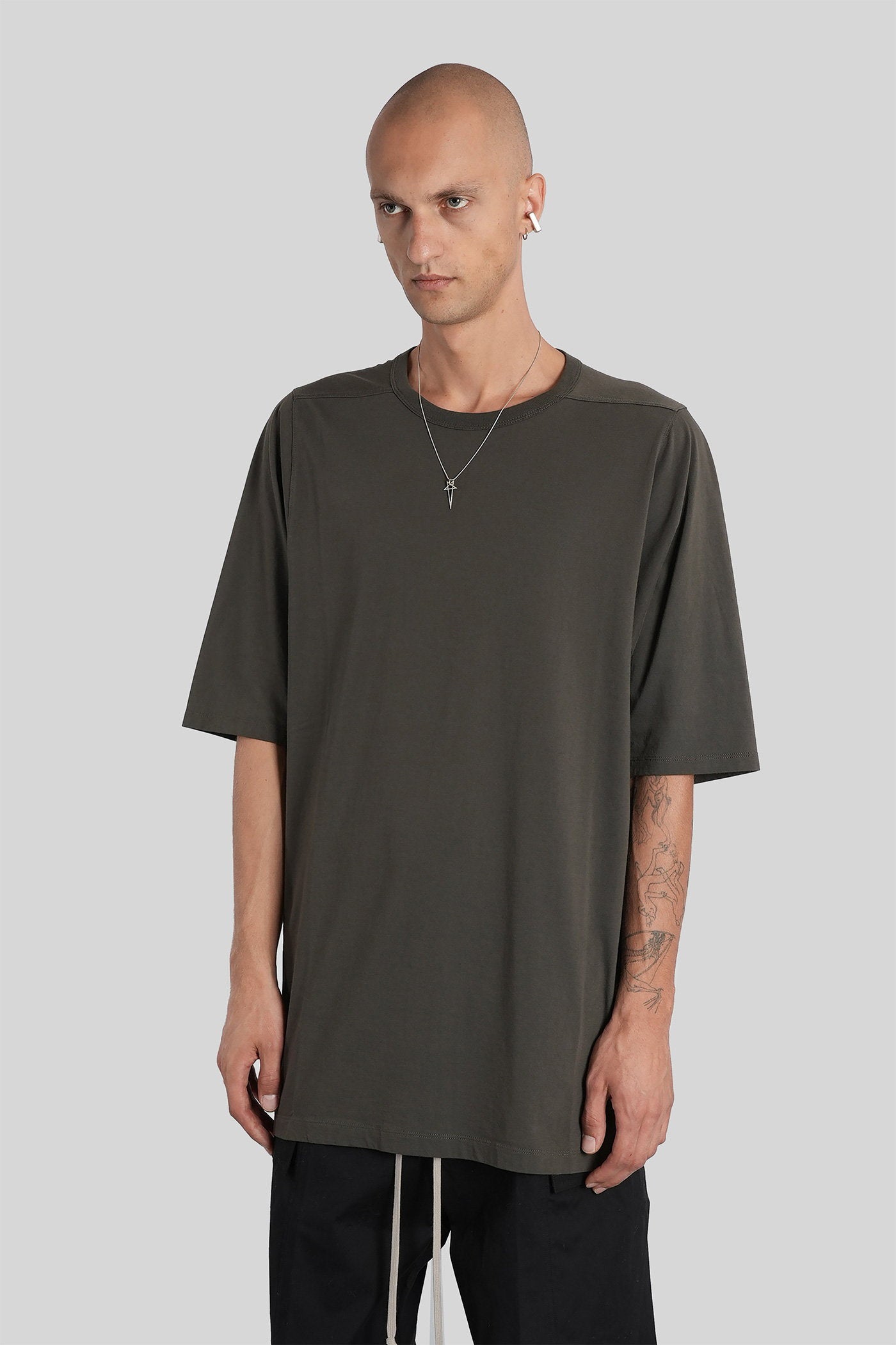 Jumbo ss t T-Shirt in green cotton Abbigliamento