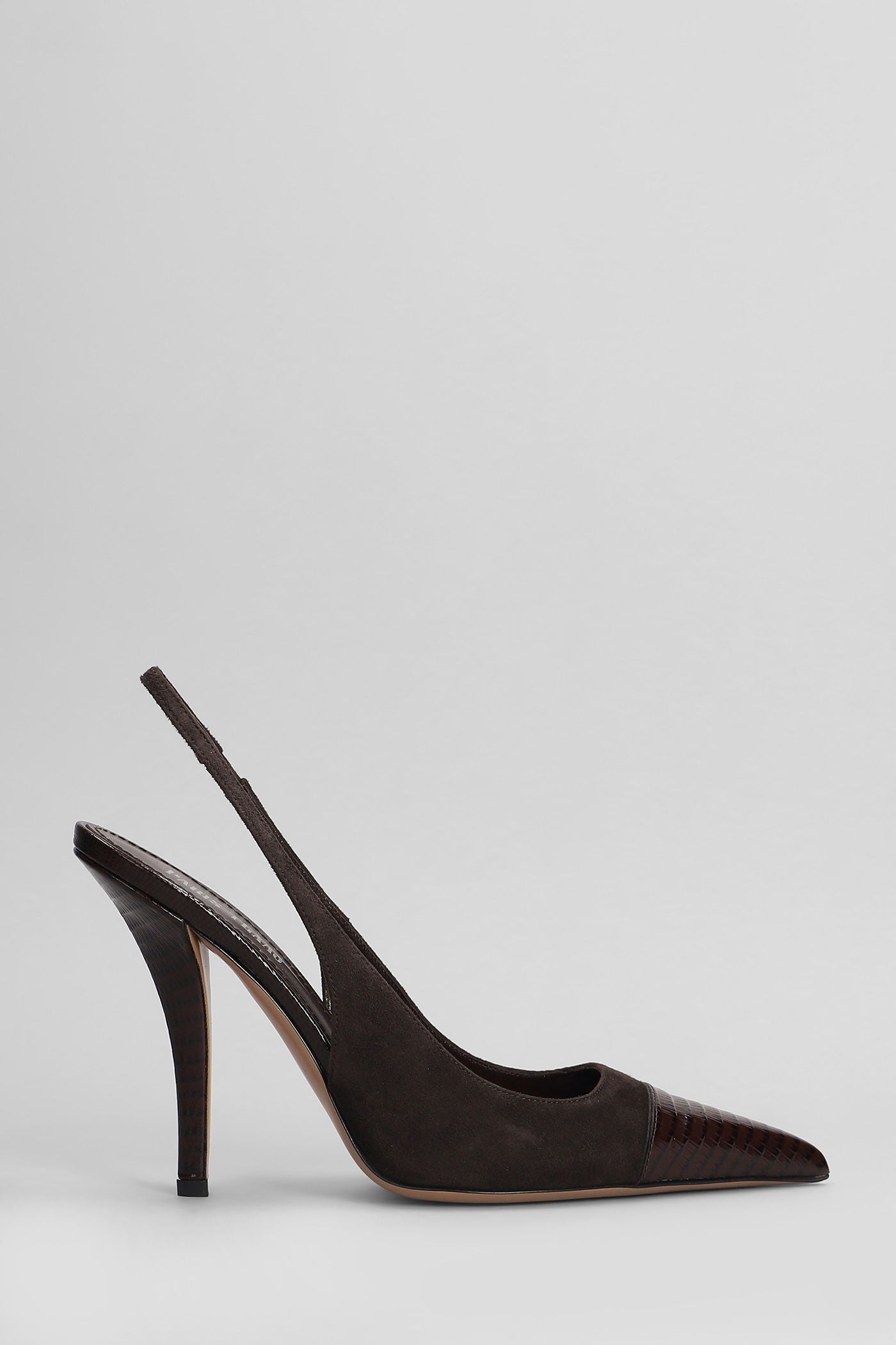 Miranda 105 Pumps in dark brown suede Scarpe