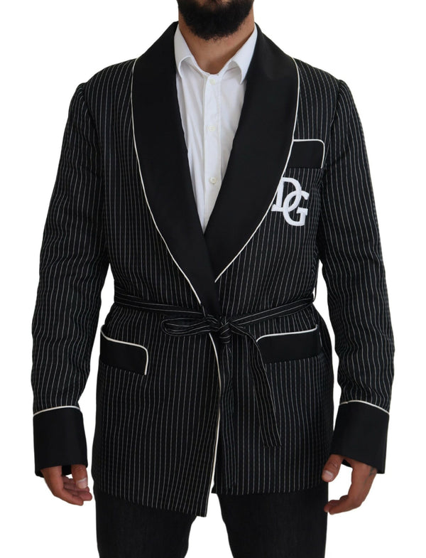 Dolce & Gabbana 64% Polyester 36% Silk; Lining: 100% Silk blazer in black