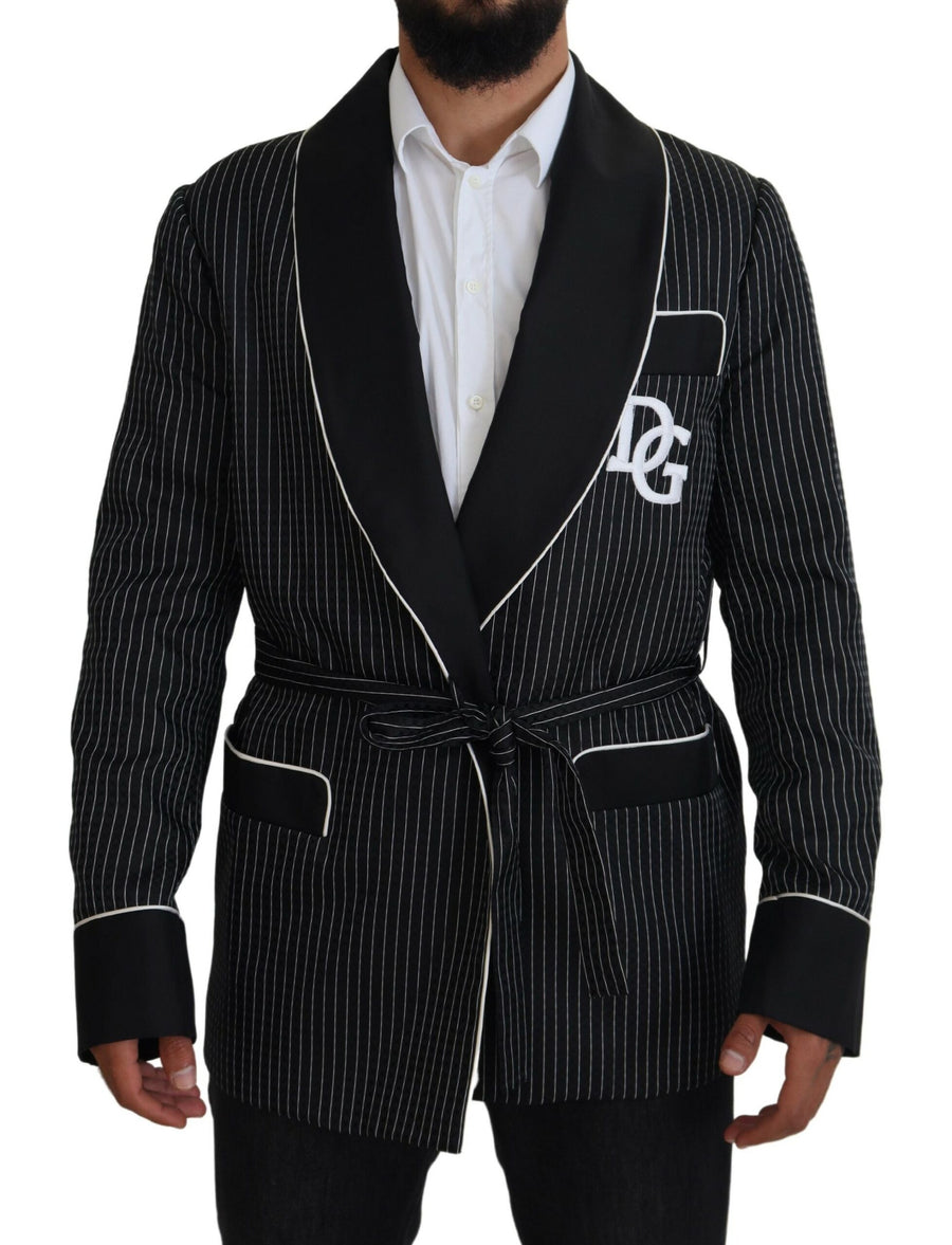 Dolce & Gabbana 64% Polyester 36% Silk; Lining: 100% Silk blazer in black