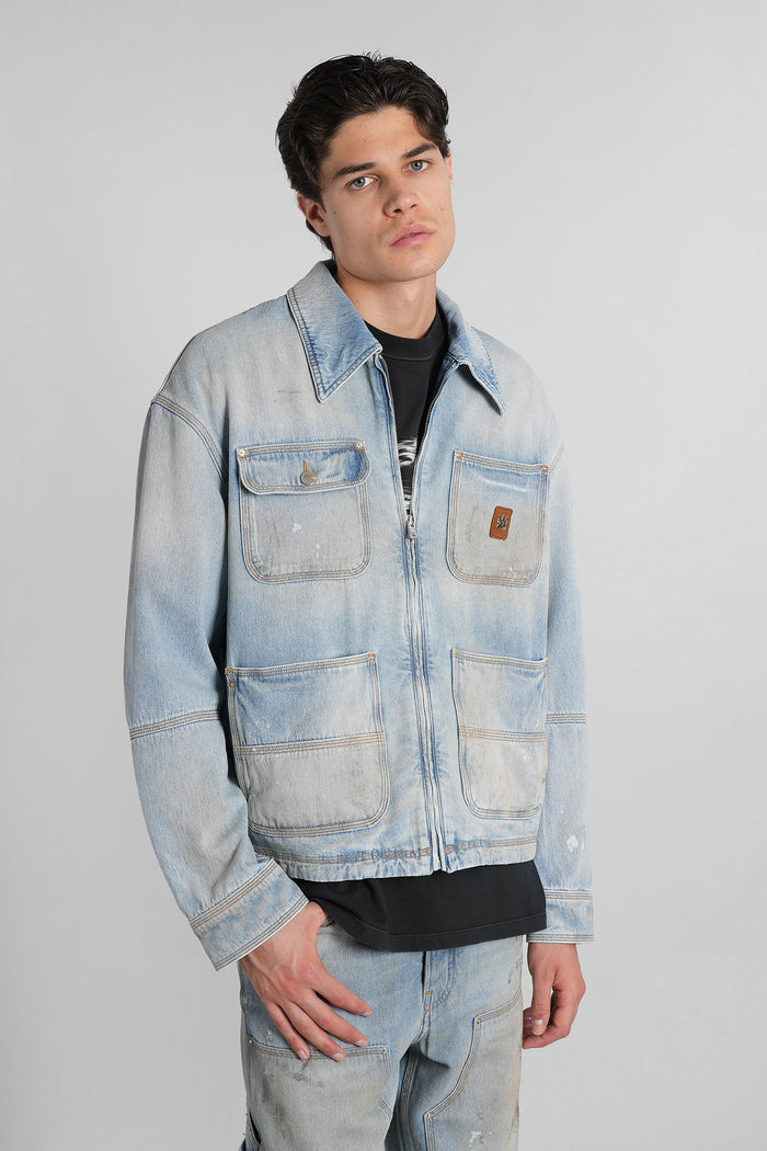 Denim Jackets in blue cotton Abbigliamento