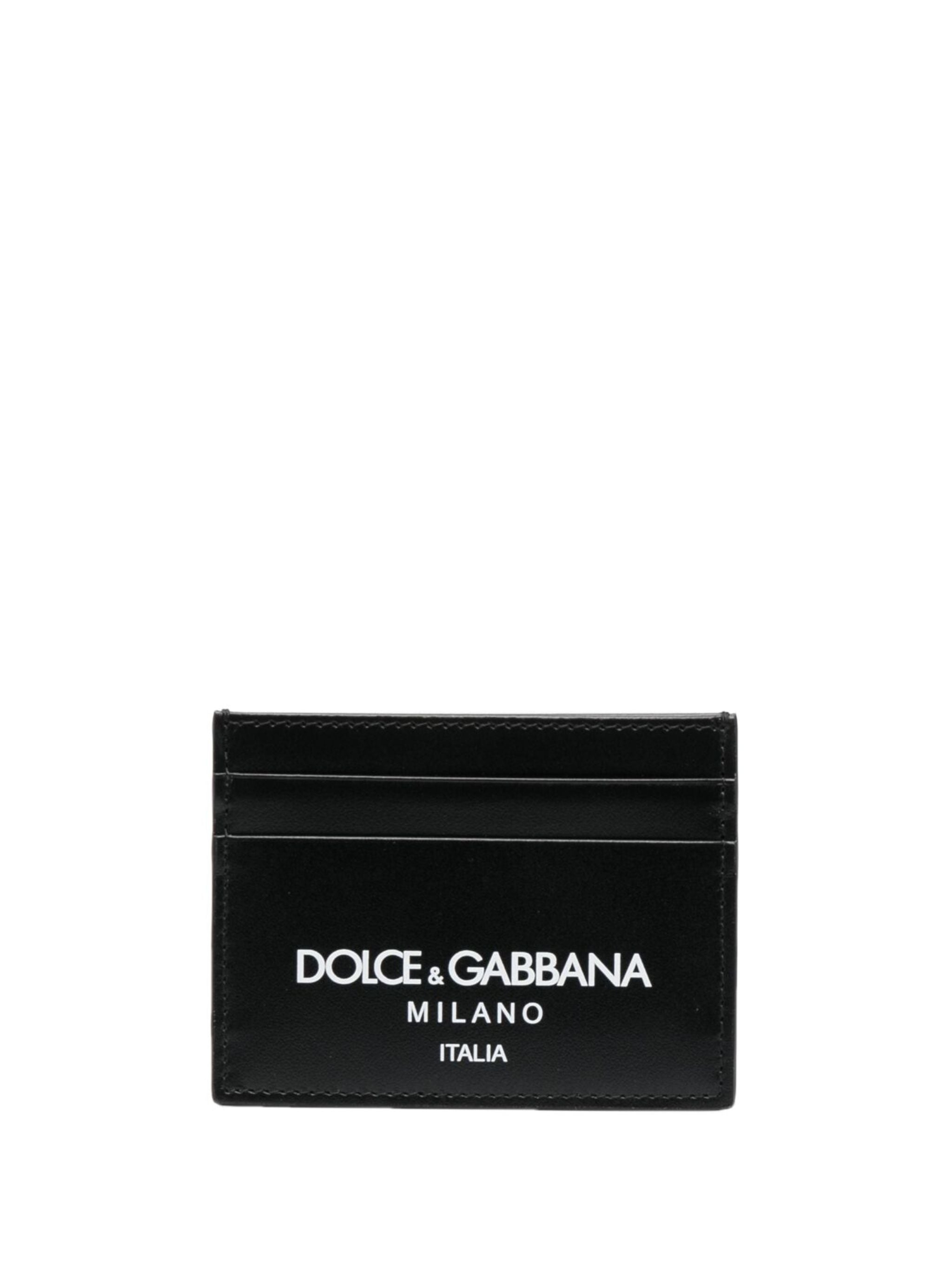 Portacarte Stampato Dg Milano Black Portafoglio