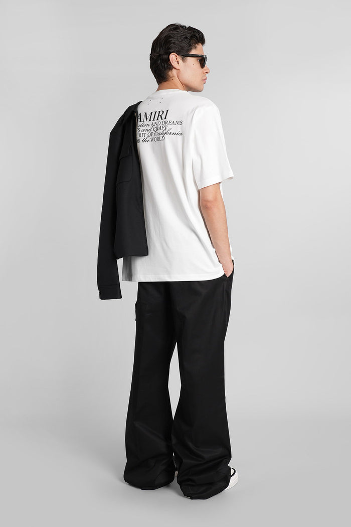 T-Shirt in white cotton Abbigliamento