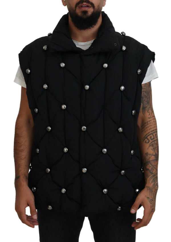 Dolce & Gabbana 100% Polyamide vest in black